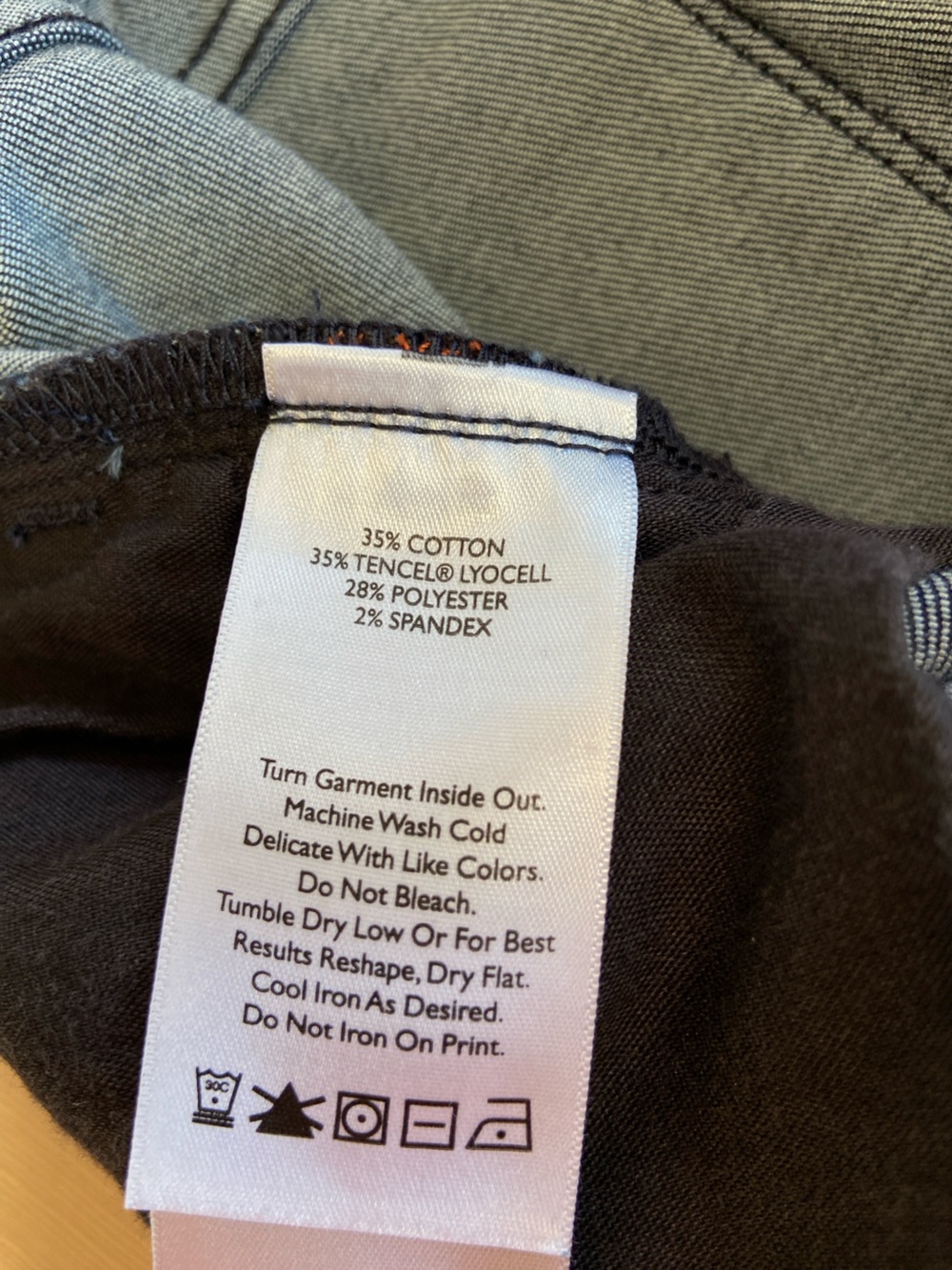 Eddie Bauer Mid Rise Slightly Curvy Skinny Ankle Stretch Jeans Dark Wash Size 2 - Picture 13 of 14